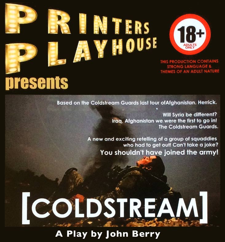 Poster for the play Coldstream