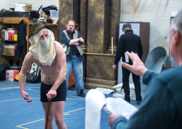 Elephant Man rehearsal